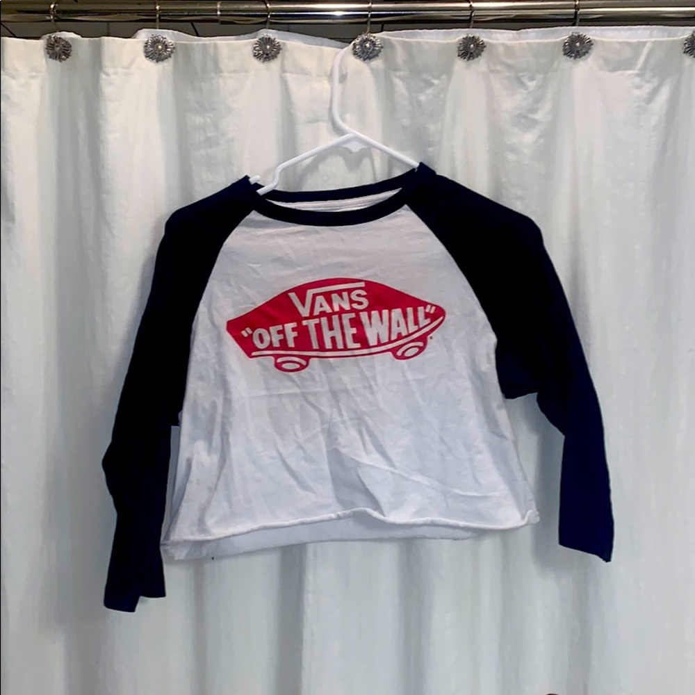 Cropped Vans Baseball Tee